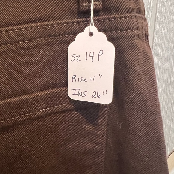 WJ2. Gloria Vanderbilt Amanda Brown āJeansā 14P ⢠Rise 11 ⢠Inseam 26 - Picture 7 of 9